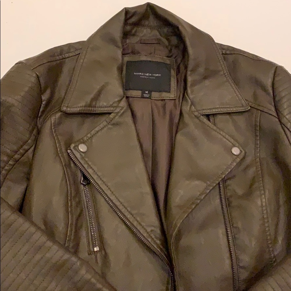 Andrew Marc Faux Leather Jacket
